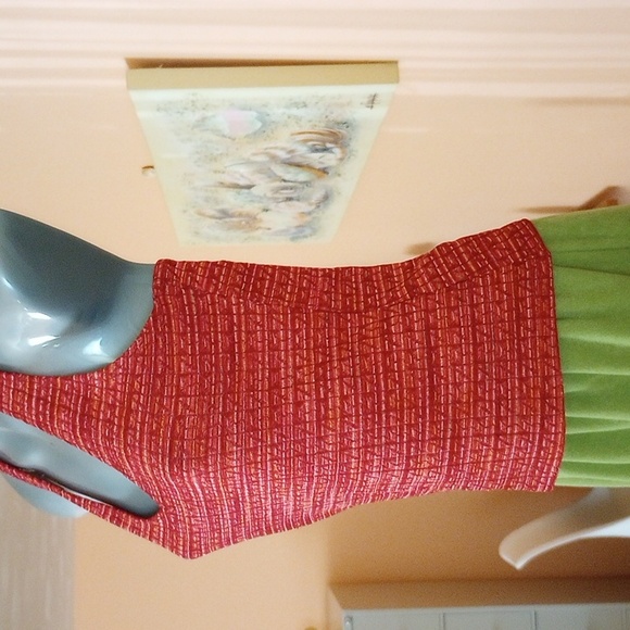 Orange Red Halter Top Size Medium Womens - Picture 3 of 6